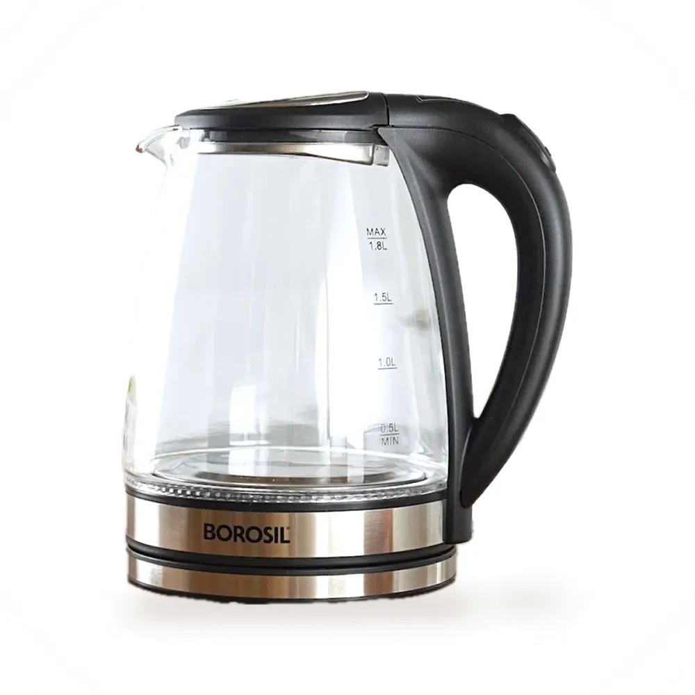 Borosil Electric Glass Kettle 1.8 L gift box