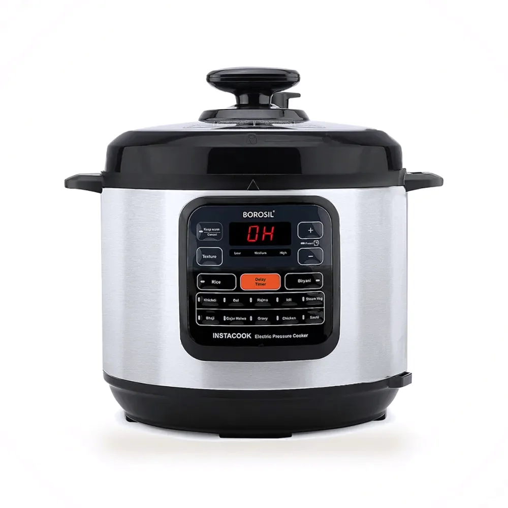 Borosil Instacook Electric Pressure Cooker 6 L gift box