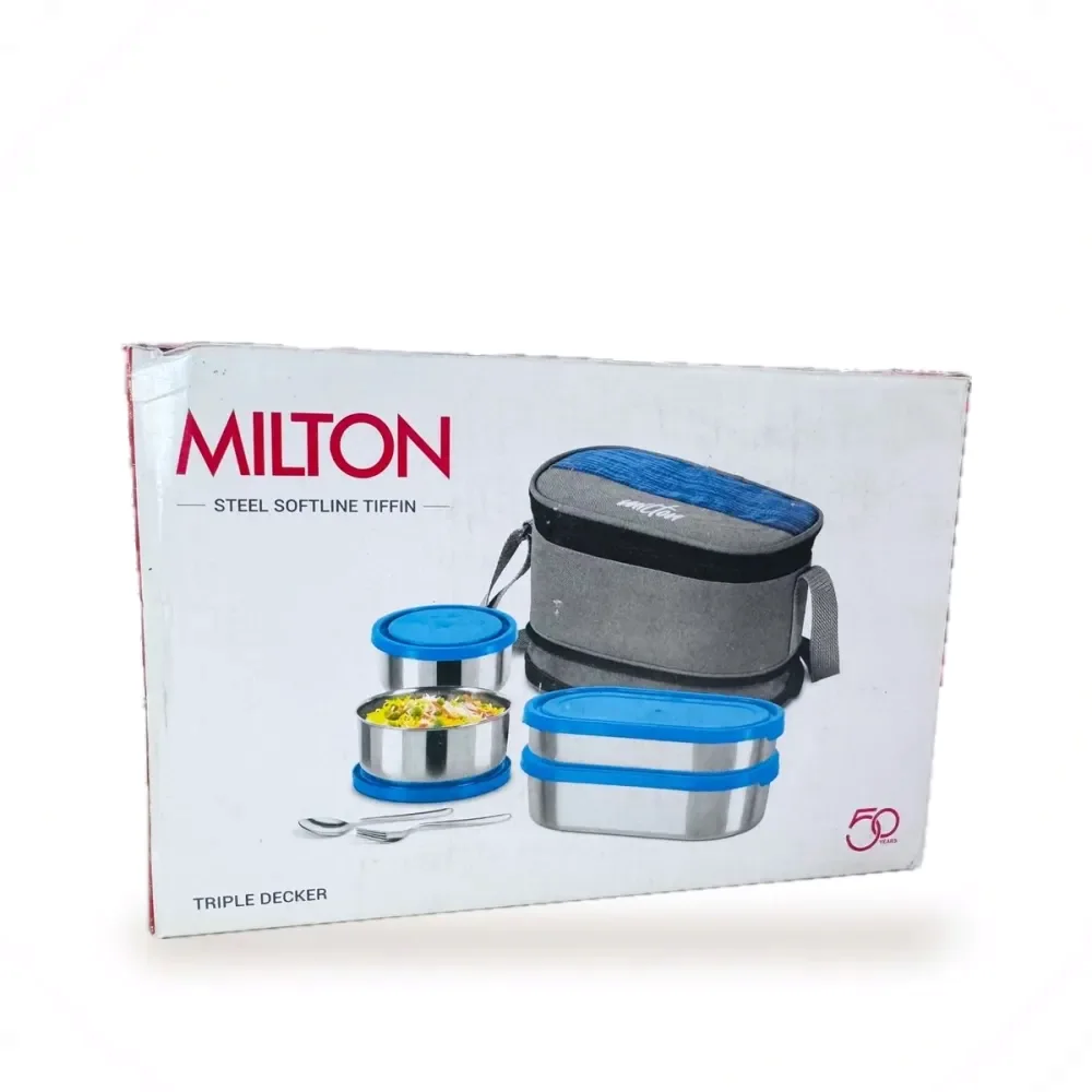 Milton Triple Decker Lunch Set gift box